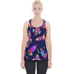 Space-patterns Piece Up Tank Top