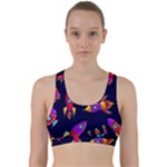 Space-patterns Back Weave Sports Bra