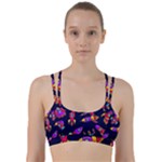 Space-patterns Line Them Up Sports Bra