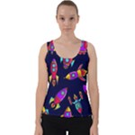 Space-patterns Velvet Tank Top