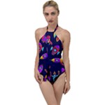 Space-patterns Go with the Flow One Piece Swimsuit