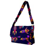 Space-patterns Full Print Messenger Bag (S)