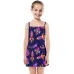 Space-patterns Kids  Summer Sun Dress