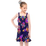 Space-patterns Kids  Overall Dress