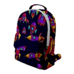 Space-patterns Flap Pocket Backpack (Large)