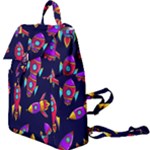 Space-patterns Buckle Everyday Backpack