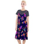 Space-patterns Camis Fishtail Dress