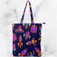 Double Zip Up Tote Bag 