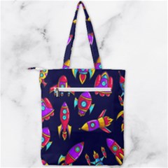 Double Zip Up Tote Bag 