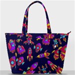 Space-patterns Back Pocket Shoulder Bag 