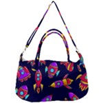 Space-patterns Removable Strap Handbag