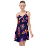 Space-patterns Summer Time Chiffon Dress