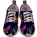 Space-patterns Kids Athletic Shoes