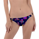 Space-patterns Ring Detail Bikini Bottoms