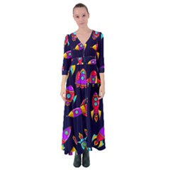 Button Up Maxi Dress 