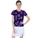 Space-patterns Women s Sports Top