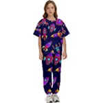 Space-patterns Kids  Tee and Pants Sports Set