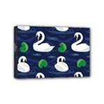 Swan-pattern-elegant-design Mini Canvas 6  x 4  (Stretched)