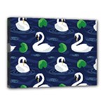 Swan-pattern-elegant-design Canvas 16  x 12  (Stretched)