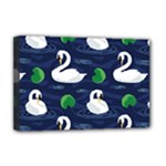 Swan-pattern-elegant-design Deluxe Canvas 18  x 12  (Stretched)