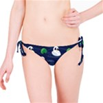 Swan-pattern-elegant-design Bikini Bottoms