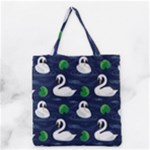 Swan-pattern-elegant-design Grocery Tote Bag