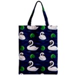 Swan-pattern-elegant-design Zipper Classic Tote Bag