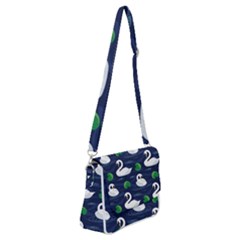 Shoulder Bag with Back Zipper 