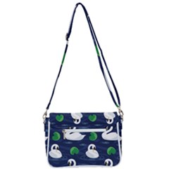 Shoulder Bag with Back Zipper 
