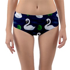 Reversible Mid-Waist Bikini Bottoms 