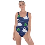 Swan-pattern-elegant-design Bring Sexy Back Swimsuit