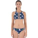 Swan-pattern-elegant-design Perfectly Cut Out Bikini Set