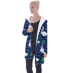 Longline Hooded Cardigan 