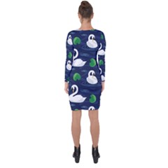 Asymmetric Cut-Out Shift Dress 