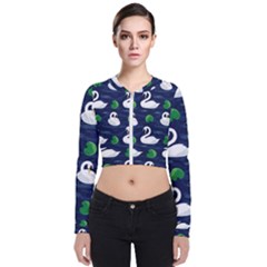 Long Sleeve Zip Up Bomber Jacket 