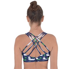 Cross String Back Sports Bra 