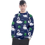 Swan-pattern-elegant-design Men s Pullover Hoodie