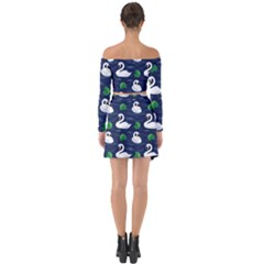 Off Shoulder Top with Skirt Set 