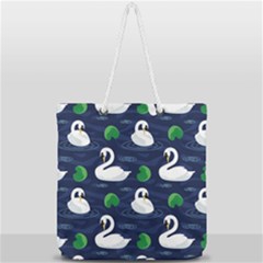 Full Print Rope Handle Tote (Large) 