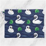 Swan-pattern-elegant-design Canvas Cosmetic Bag (XXL)