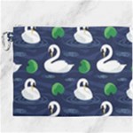 Swan-pattern-elegant-design Canvas Cosmetic Bag (XXXL)