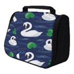 Swan-pattern-elegant-design Full Print Travel Pouch (Small)