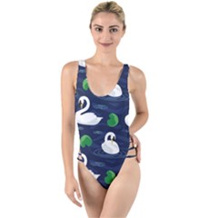 High Leg Strappy Swimsuit 