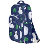 Swan-pattern-elegant-design Double Compartment Backpack