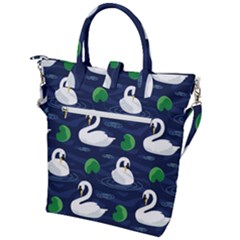Buckle Top Tote Bag 