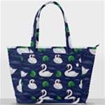 Swan-pattern-elegant-design Back Pocket Shoulder Bag 