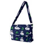 Swan-pattern-elegant-design Full Print Messenger Bag (M)