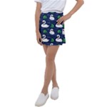 Swan-pattern-elegant-design Kids  Tennis Skirt