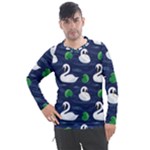 Swan-pattern-elegant-design Men s Pique Long Sleeve Tee