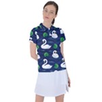 Swan-pattern-elegant-design Women s Polo Tee